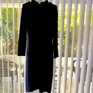 Michael Kors Logo Tape along Sleeve Stretch Dress